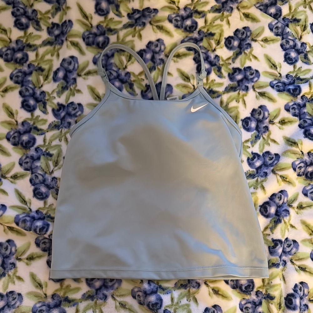 Nike Light Blue Kids Tank Top